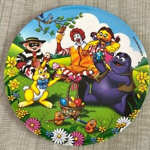 McDonald’s Vintage Plate 2000. Never used! Easter themed.